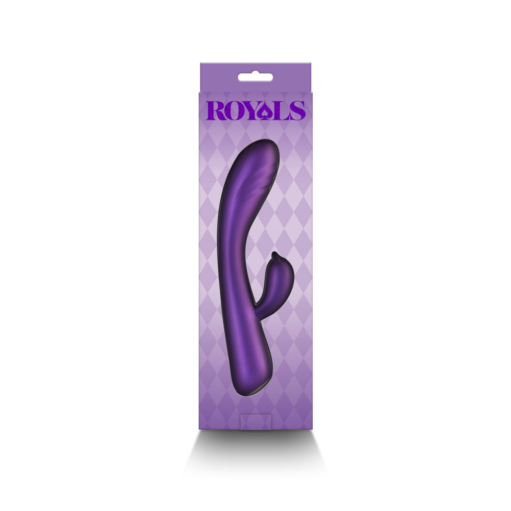 Royals Duchess Rabbit Vibrator Metallic Purple-3