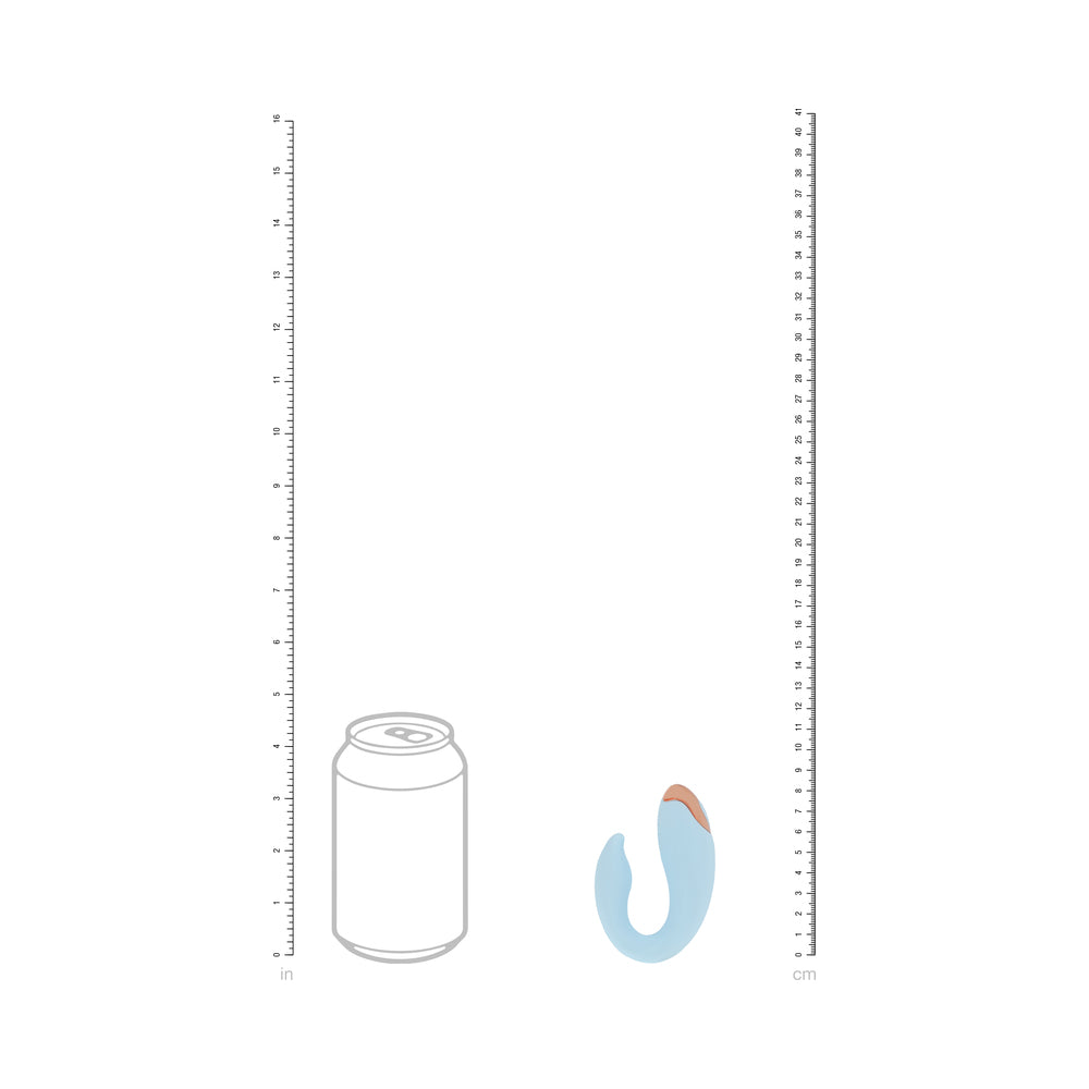 LoveLine Daydream AirTapTech Rechargeable Vibrator Blue-4