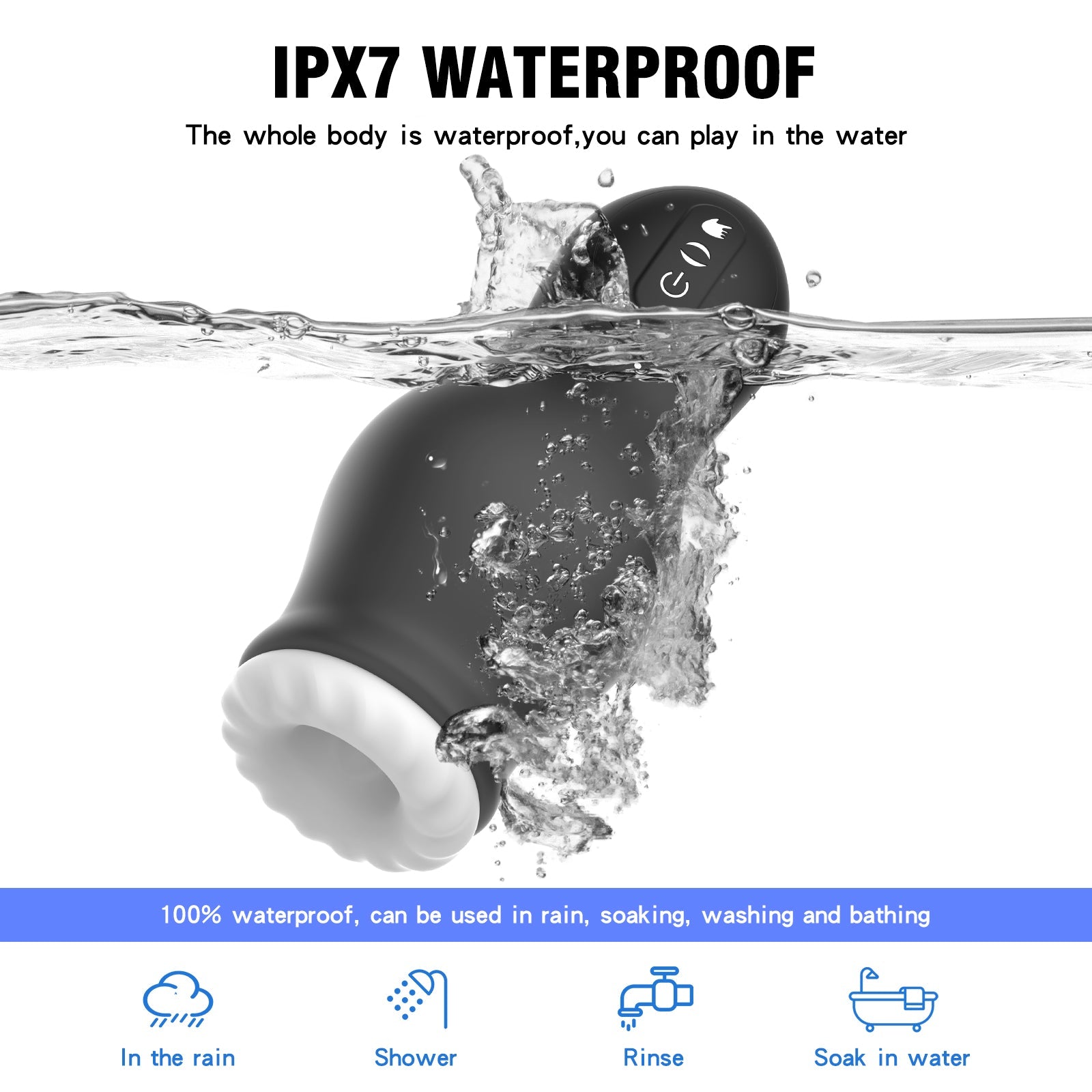 Dragon Suck Sucking & Vibrating Male Masturbator