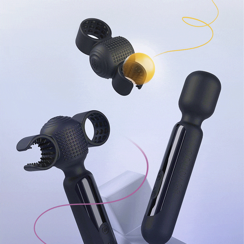 LOCKINK Sevanda Electro Stimulation Wand Vibrator Remote Controlled