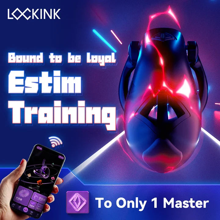 LOCKINK Z-Kink E-stim Chastity Cage App Controlled